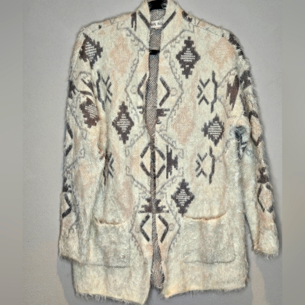 Knox Rose fuzzy cardigan